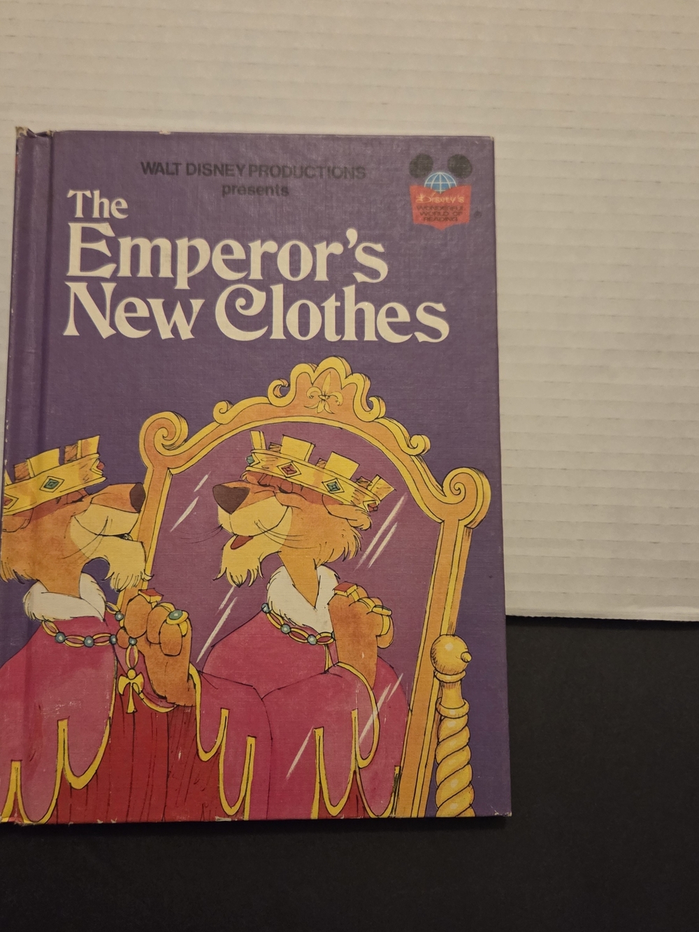 1975 Walt Disney Productions Presents The Emperor's New Clothes Vtg. Hard Cover